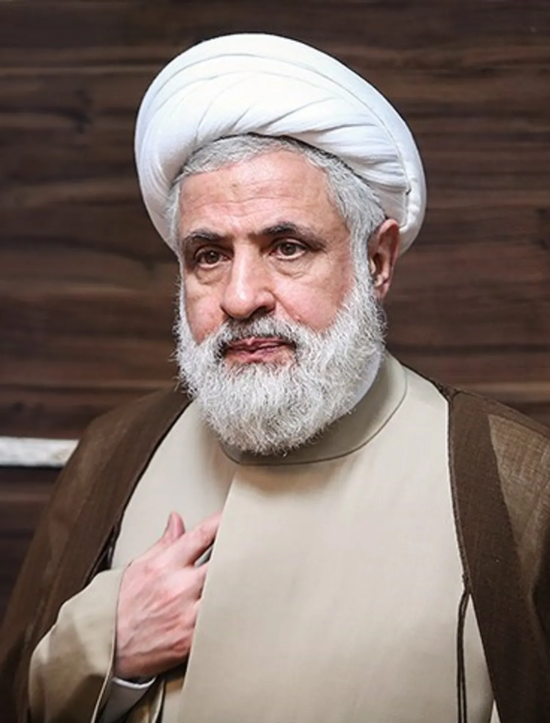 Portrait of Naim Qassem