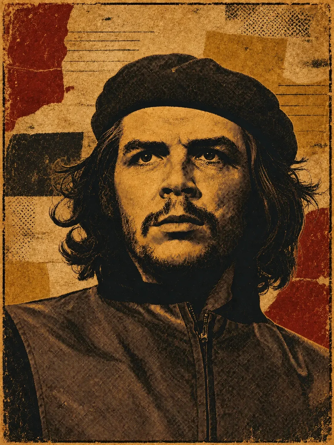 Archival portrait of Cuban revolutionary Ernesto Che Guevara