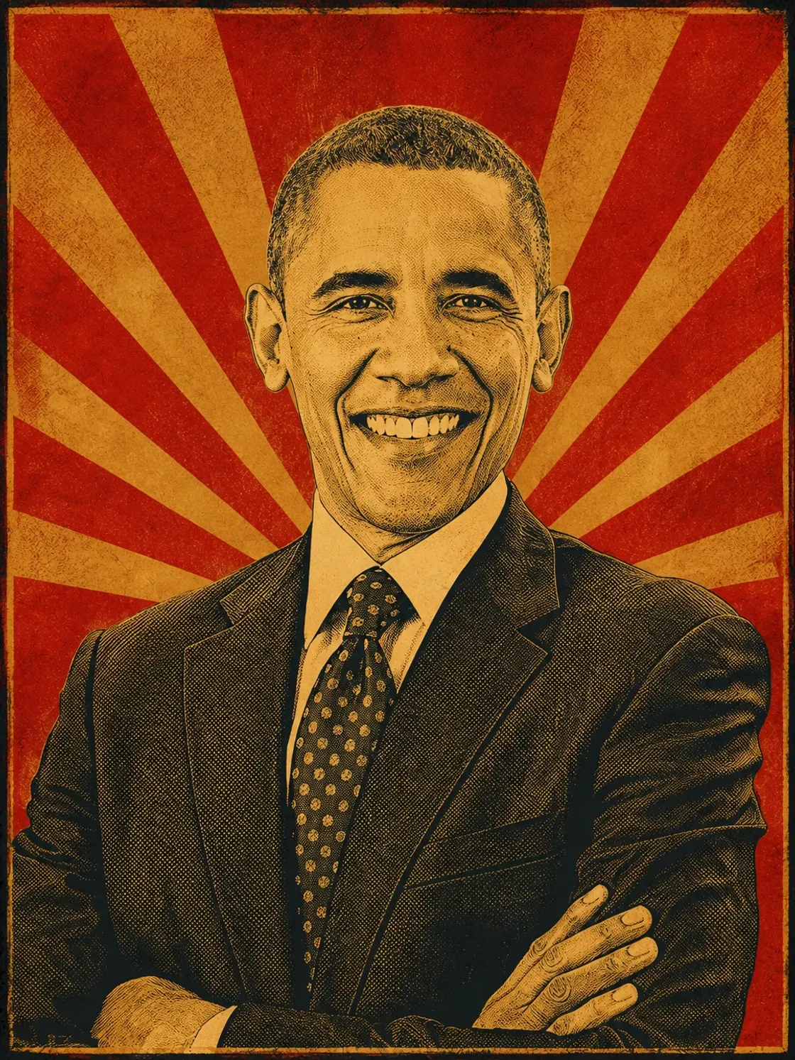Portrait of Barack Obama