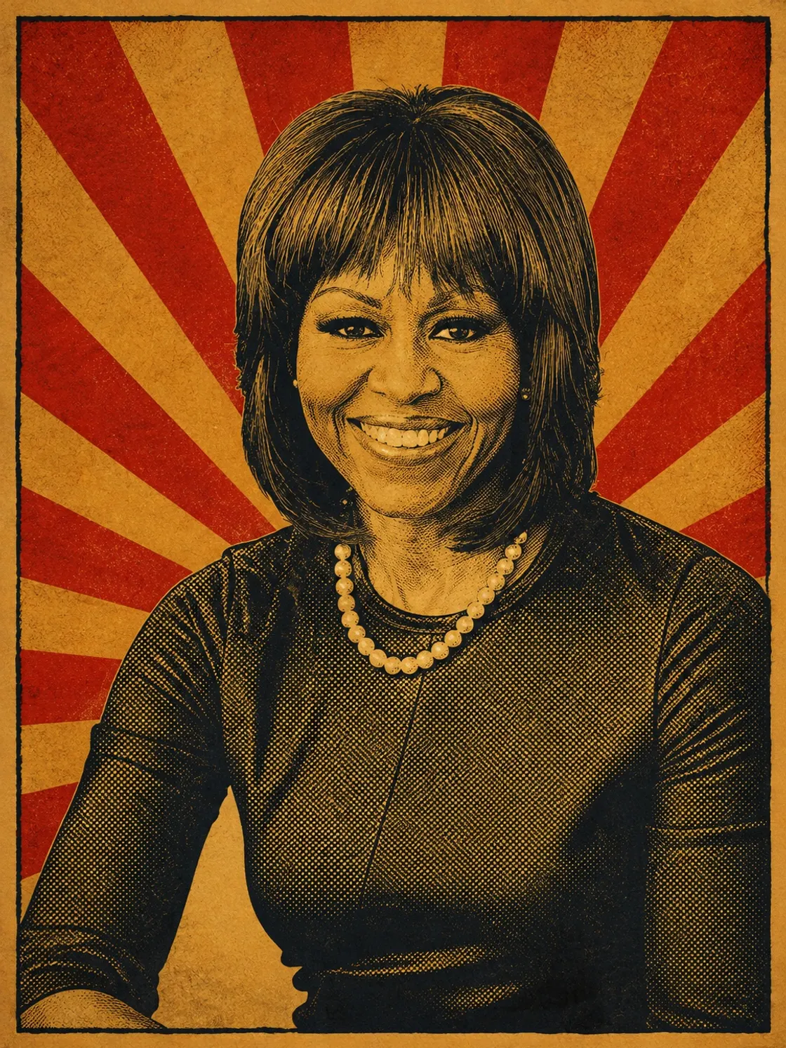 Portrait of Michelle Obama