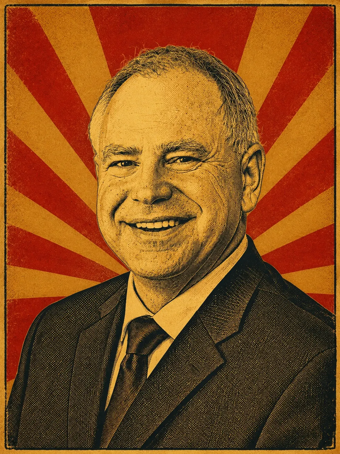 Portrait of Tim Walz